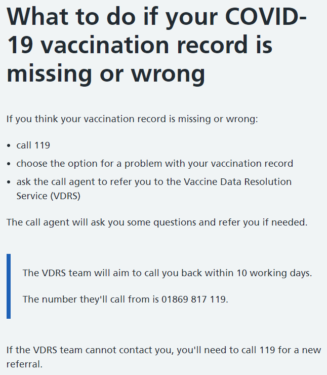 Instructions for COVID-19 Vaccination Record